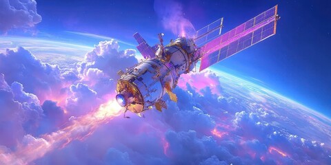 Space technology banner