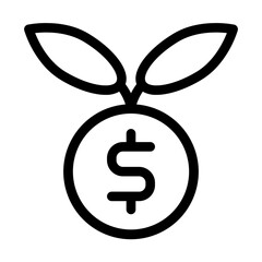 Corporate Business. Business Growth vector icon illustration