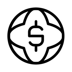 Corporate Business. Global Business vector icon illustration