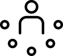 Corporate Business. Leadership vector icon illustration