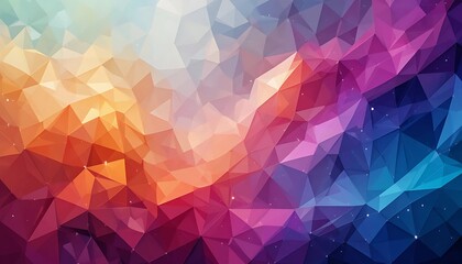 Obraz premium Abstract geometric pattern with vibrant colors and soft gradients.