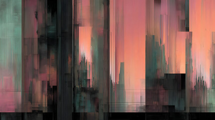 binary digits across broken tech panels and synthetic textures