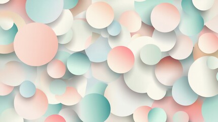 Pastel circles pattern