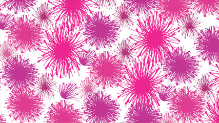 Pink Flower Art Print BG Design 1036.eps