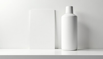 Smooth white surface, ideal for product display, showcase, clean