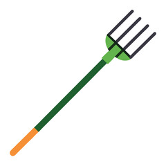 garden rake vector