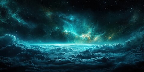 Naklejka premium World Map Banner