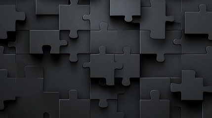Dark gray puzzle background
