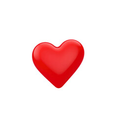 red heart with transparent background PNG and JPEG image