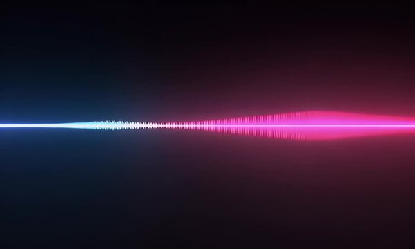 Abstract Colorful Sound Waveform Visualization Representing Fluid Dynamics and Energy Animation Video