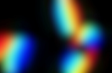 Rainbow Light Leak overlays