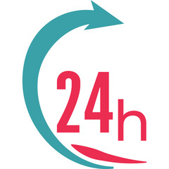 24 Hours Icon