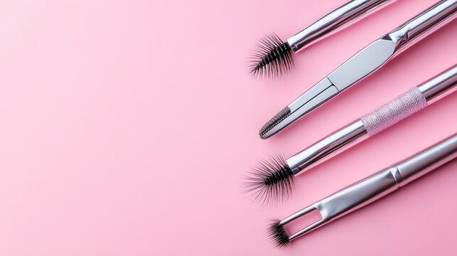 Makeup brushes for precise application