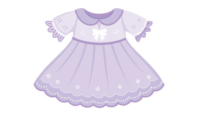 vector illustration of a dress