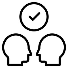 Communication icon in vector illustration