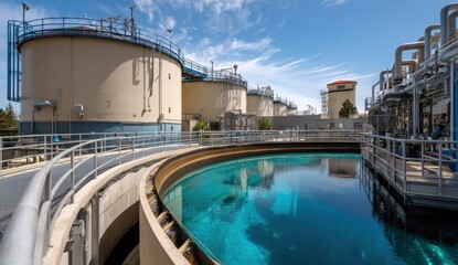 Advanced Water Treatment Plant: Efficient Purification Process using Modern Technology and Sustainable Practices for Clean Water Supply
