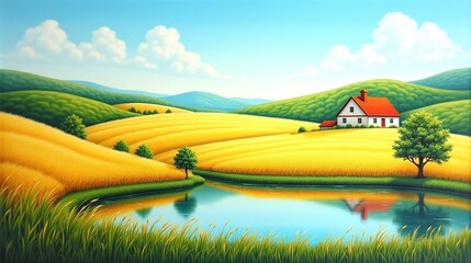 Golden Fields of Serenity