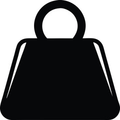 kilogram weight silhouette vector isolated