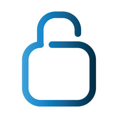 Padlock icon design template