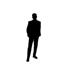 silhouette of a man