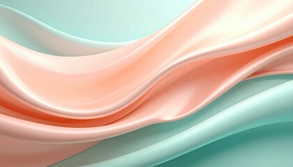 Elegant flowing fabric design studio abstract art soft colors close-up view modern aesthetic for home decor