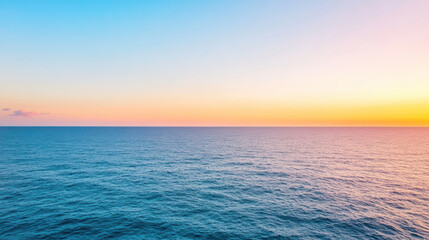 Obraz premium Vibrant ocean view at sunset with colorful sky reflecting on water surface