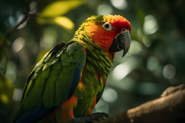 Obraz premium blue and yellow macaw