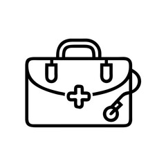 Icon of a doctorchest / first aid kit