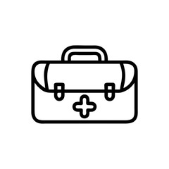Icon of a doctorchest / first aid kit