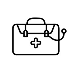 Icon of a doctorchest / first aid kit