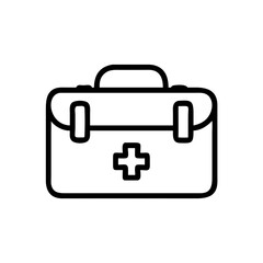 Icon of a doctorchest / first aid kit