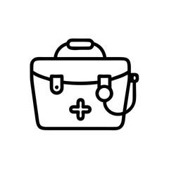 Icon of a doctorchest / first aid kit