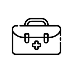 Icon of a doctorchest / first aid kit