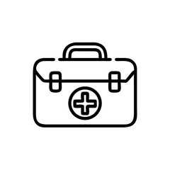 Icon of a doctorchest / first aid kit