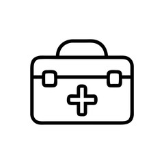 Icon of a doctorchest / first aid kit