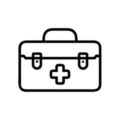 Icon of a doctorchest / first aid kit
