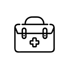 Icon of a doctorchest / first aid kit