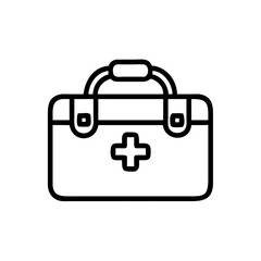 Icon of a doctorchest / first aid kit