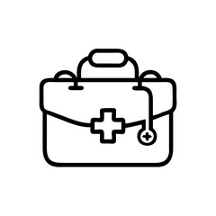 Icon of a doctorchest / first aid kit