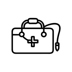 Icon of a doctorchest / first aid kit