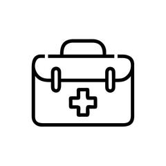 Icon of a doctorchest / first aid kit