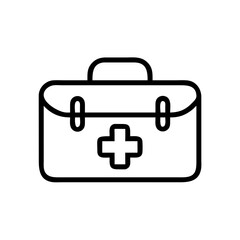 Icon of a doctorchest / first aid kit