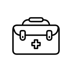 Icon of a doctorchest / first aid kit