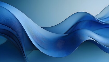 Elegant Light Blue Wave Background with Smooth Flowing Curves