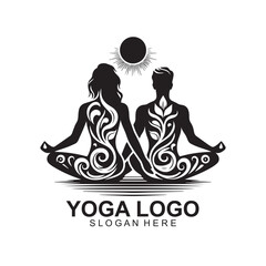 A yoga logo design