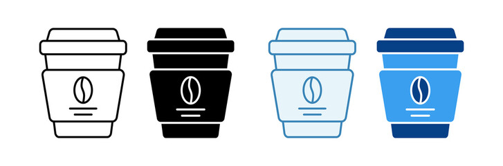 Coconut Drink   Icon Set Multiple Style Collection