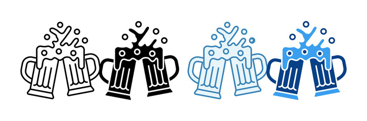 Beer   Icon Set Multiple Style Collection