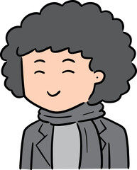 Illustration of businesswoman
