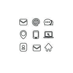 web icons set