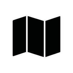  very simple flat and single minimalist Map Silhouettes in black on a white background